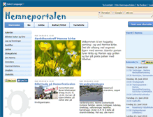 Tablet Screenshot of hemneportalen.no